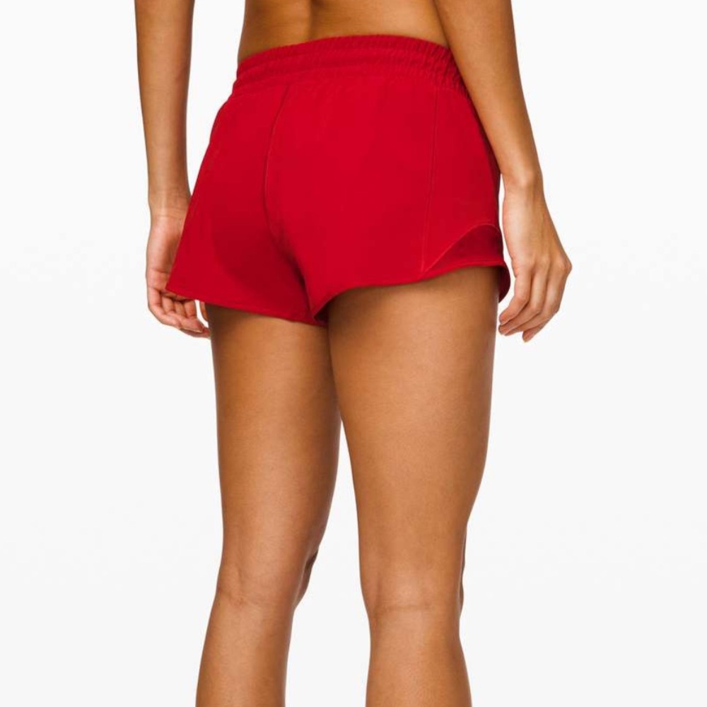 Lululemon Hotty Hot Short || *2.5" -Dark Red